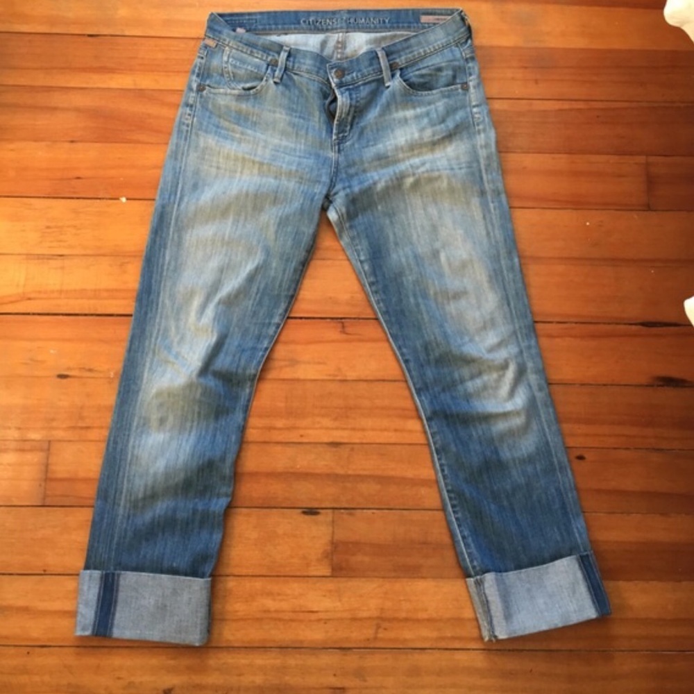 Citizens Against Humanity denim crop 28